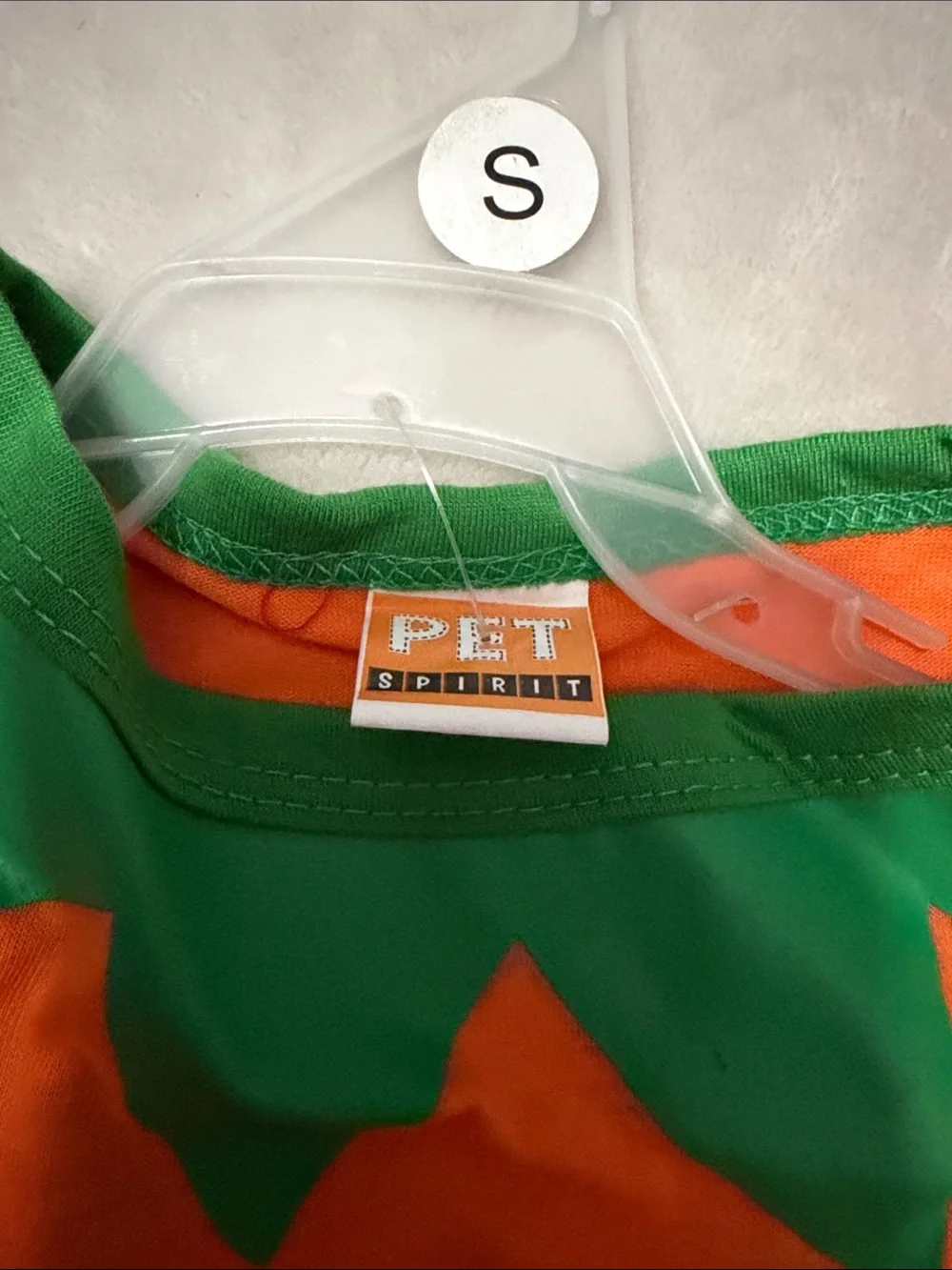 PET SPIRIT Pumpkin dog Costume Tank Orange size small
